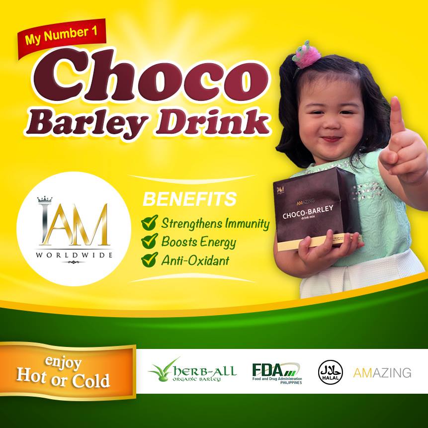 1 Box of Amazing Choco Barley | 10 Sachets | Free Shipping | COD