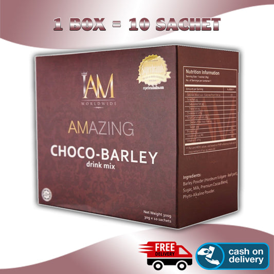 1 Box of Amazing Choco Barley | 10 Sachets | Free Shipping | COD