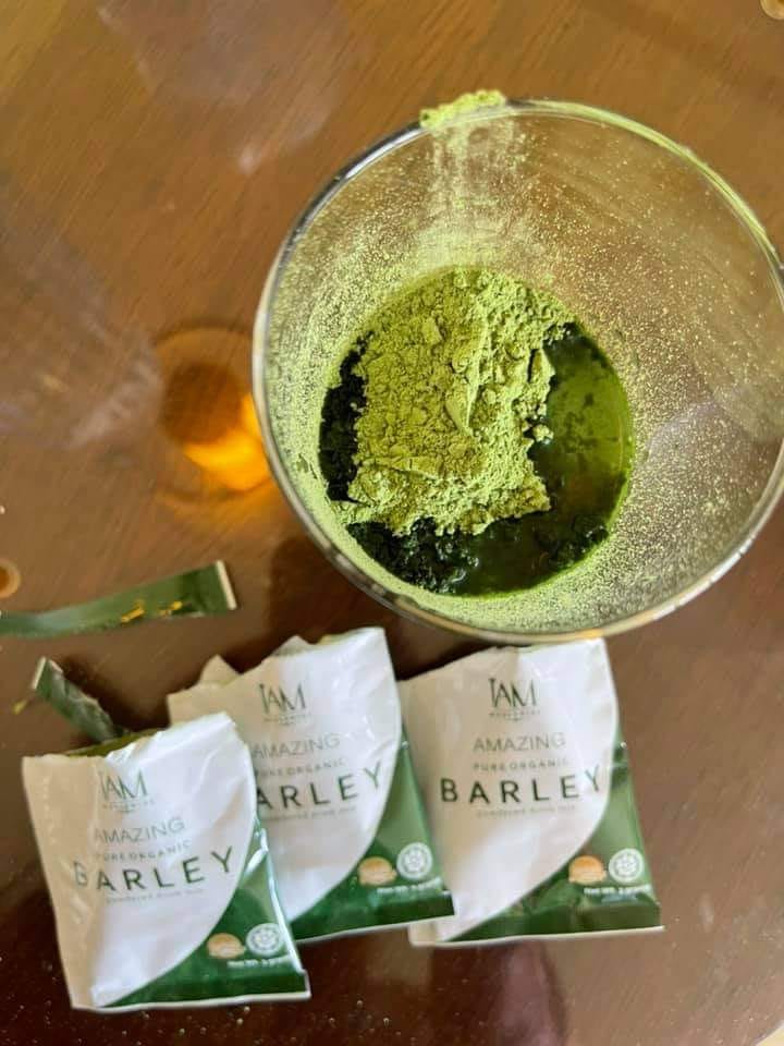 IAM Worldwide Pure Organic Barley Grass Powder - 3g x 10 Sachets | Free Shipping | COD