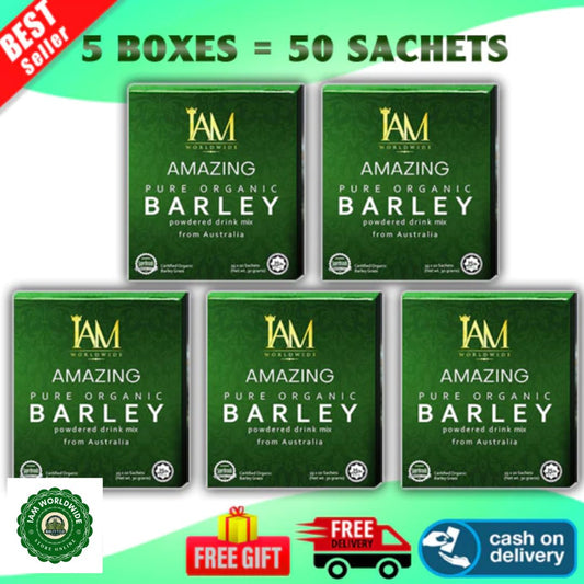 5 Boxes of Amazing Pure Organic Barley | Free Shipping | Cash On Delivery