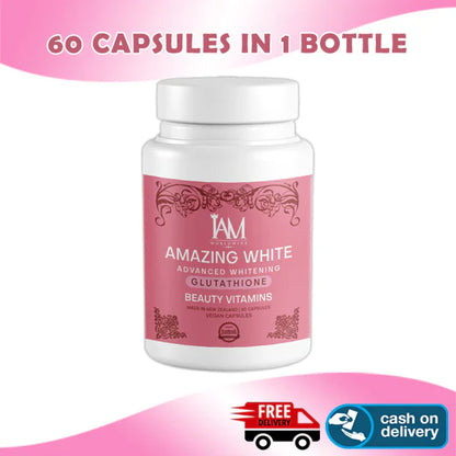 Amazing White | 1 bottle | 60 Capsules | Free Shipping | COD