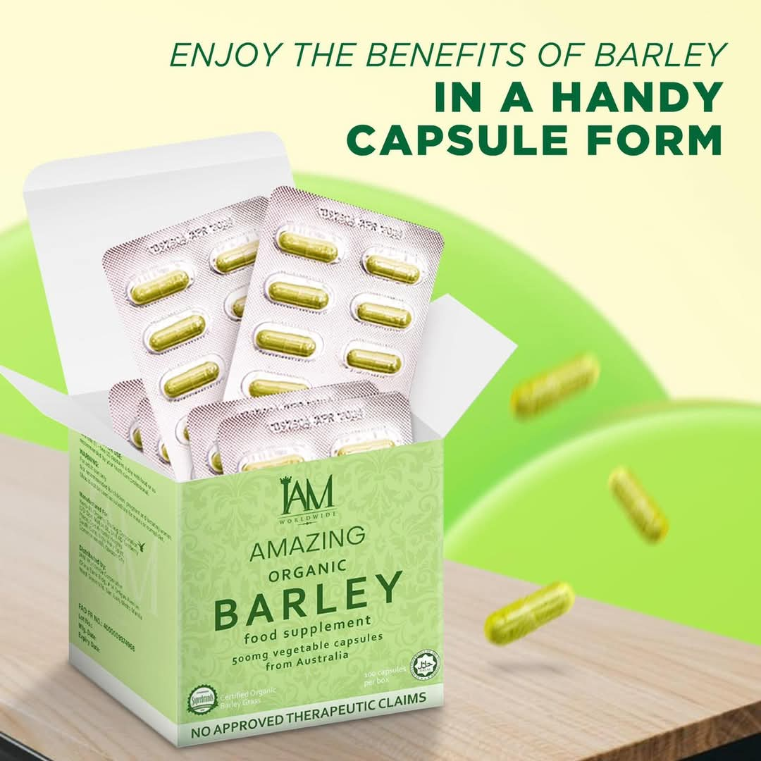 1 Box of Pure Barley Capsule | 100 CAPSULES | Free Shipping | COD