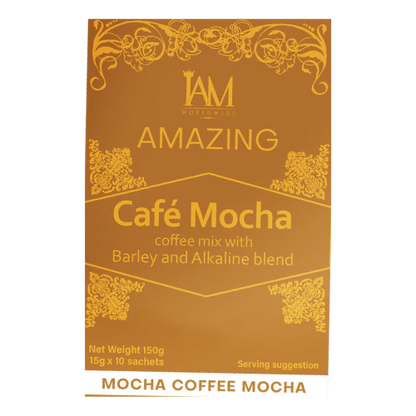 IAM Worldwide Coffee Mocha with Barley and Alkaline - 10 Sachets per Box | Free Shipping | COD